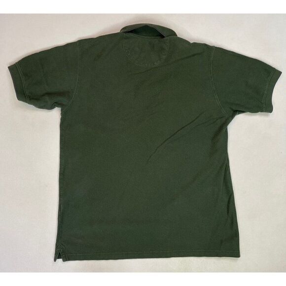 VINTAGE Chaps Ralph Lauren Polo Shirt Men Large Green Short Sleeve 90s - Picture 3 of 5